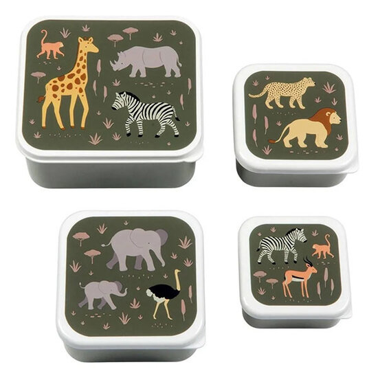 A Little Lovely Company Boîtes à lunch et collations Savane - A Little Lovely Company