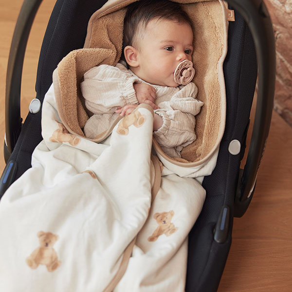 Couverture bébé pour nid d'ange siège Auto Bebe Été-Printemps