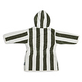 Jollein Peignoir 3-4 ans Stripe Terry Leaf Green GOTS - Jollein