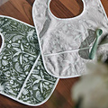 Jollein Bavoir imperméable Botanical Nougat 2 pièces - Jollein