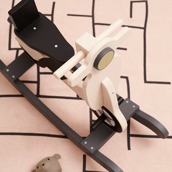 Kid's Concept Scooter à bascule beige clair Kids Concept