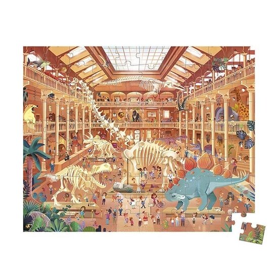 Janod speelgoed Janod puzzle musée histoire naturelle 100 pièces
