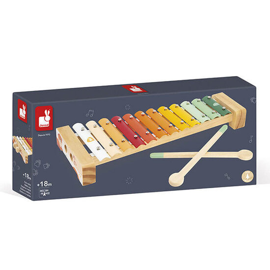 Janod speelgoed Janod xylophone métal Sunshine