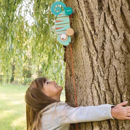 Janod speelgoed Janod Tropik Caméléon à tirer