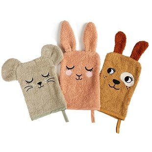 Gants de toilette Bunny Mouse Dog Roommate