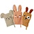 Roommate Gants de toilette Bunny Mouse Dog Roommate