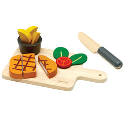 Jeu d'imitation planche steak Plan Toys