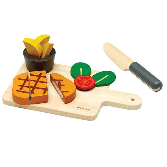 Plan Toys Jeu d'imitation planche steak Plan Toys