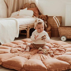 Tapis de jeu Play and Go Bloom Tawny Brown Organic