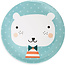 Assiette en mélamine - Bear triangles - Haciendo el Indio - Petit Monkey