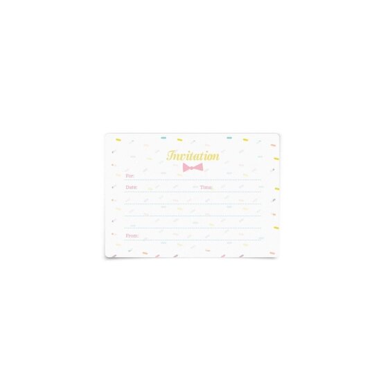 Eef Lillemor Cartes d'invitation Sprinkle party Eef Lillemor