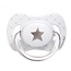 Suavinex Sucette Anatomique Silicone Suavinex 0-6 mois White Silver Star