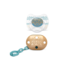 Suavinex Copy of Suavinex Haute Couture speen + clip silicone fysiologisch lila 4-18M