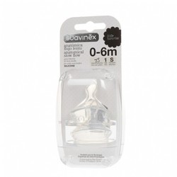 Copy of Suavinex anatomische silicone speen +6 maand Medium Duopack