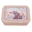 Petit Monkey Boîte à lunch Humming Bear Linen White Stars Petit Monkey