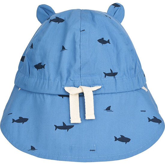 Liewood Liewood Gorm chapeau bébé réversible Shark / Riverside