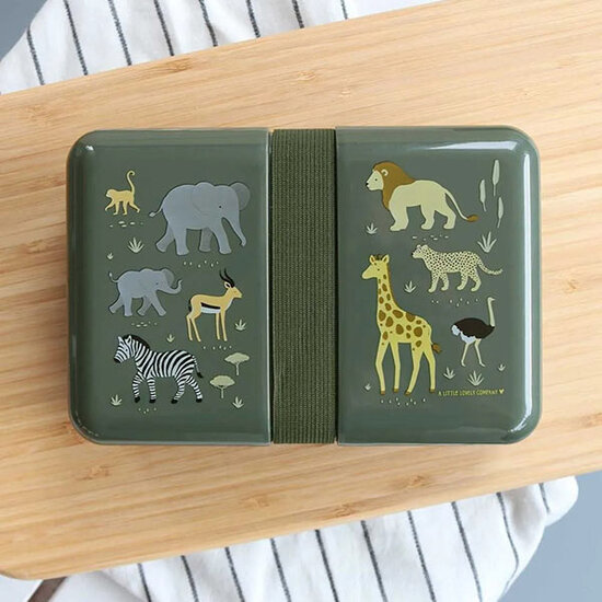 A Little Lovely Company Boîte à lunch Savane - A Little Lovely Company