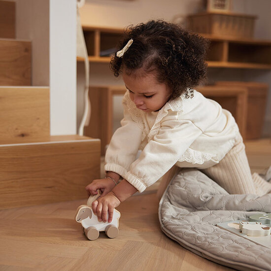 Jollein Voiture jouet en bois Farm - Lamb Jollein