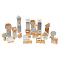Jollein Set de cubes en bois Farm Jollein