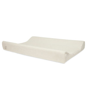 Housse de matelas à langer Basic Knit Ivory Jollein