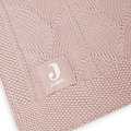 Jollein Couverture lit bébé 100x150 Shell Knit Wild Rose Jollein