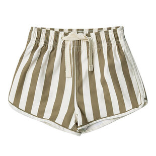 Short de bain Olive Stripe Rylee and Cru