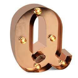 Veilleuse lettre lumineuse Q - Legami