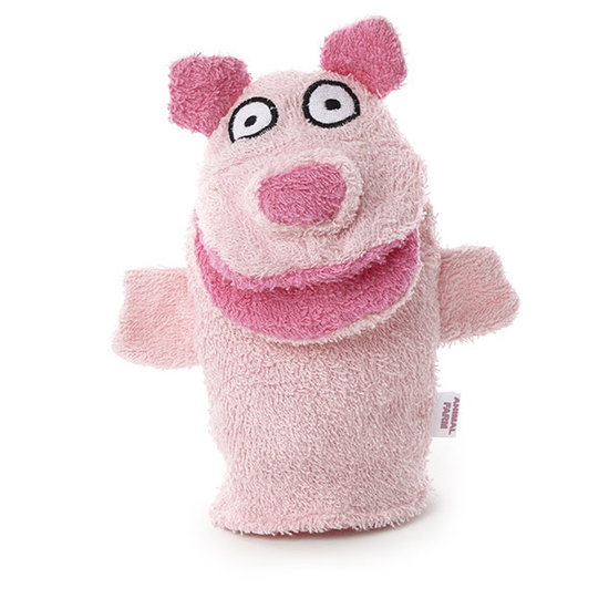 Isabelle Laurier Gant de toilette cochon Isabelle Laurier