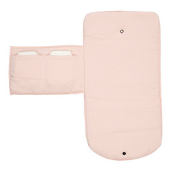 Tapis à langer nomade Pure Soft Pink Little Dutch