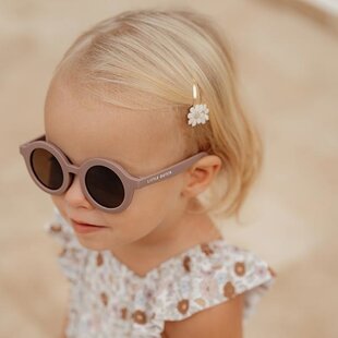 Lunettes de soleil rondes enfants Mauve Little Dutch