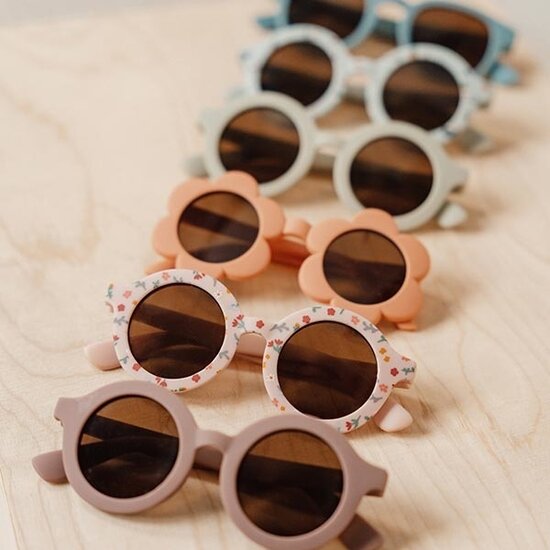 Little Dutch Lunettes de soleil rondes enfants Sailors Bay Blue Little Dutch