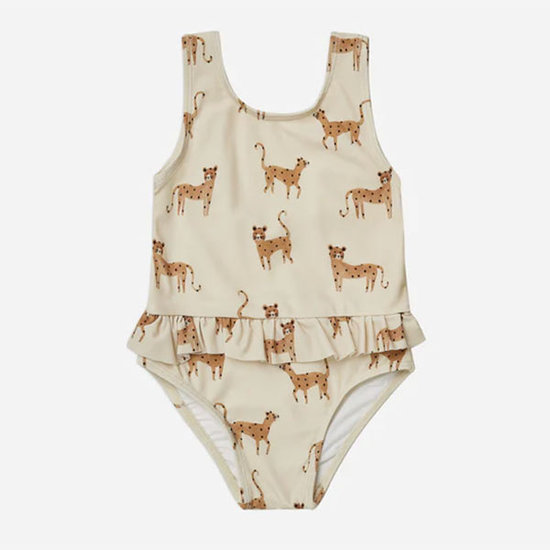 Rylee and Cru Maillot de Bain Skirted Leopard Rylee and Cru