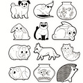 Crocodile Creek Crocodile Creek stickers à colorier Playful Pets