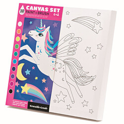 Crocodile Creek toile peinture Unicorn