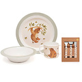 Petit Monkey Couverts bear sage Petit Monkey