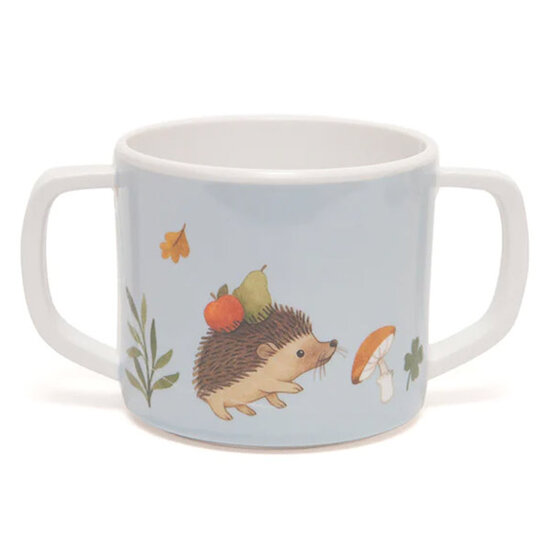 Petit Monkey Gobelet animal craddle dove blue Petit Monkey