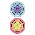 Stapelstein Stapelstein Inside Rainbow Pastel lot de 6