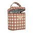 Nobodinoz tipi en accessoires Sac isotherme Hyde Park Terracotta Checks Nobodinoz