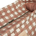 Nobodinoz tipi en accessoires Sac bandoulière Terracotta Checks Nobodinoz