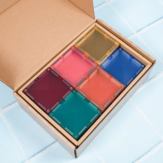 Connetix Tiles Blocs de construction magnétiques Connetix Tiles 40 Piece Pastel Square Pack
