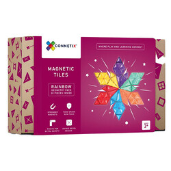 Blocs de construction magnétiques Connetix Tiles 30 Piece Geometry Pack