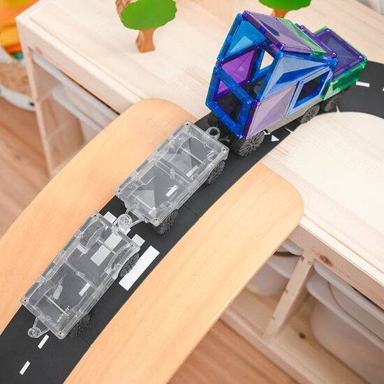 Connetix Tiles Blocs de construction magnétiques Connetix Tiles 50 Piece Rainbow Transport Pack