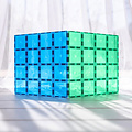 Connetix Tiles Blocs de construction magnétiques Connetix Tiles 2 Piece Base Plate Blue & Green Pack