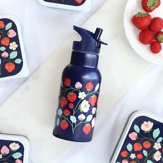 A Little Lovely Company Gourde isotherme Fraises - A Little Lovely Company