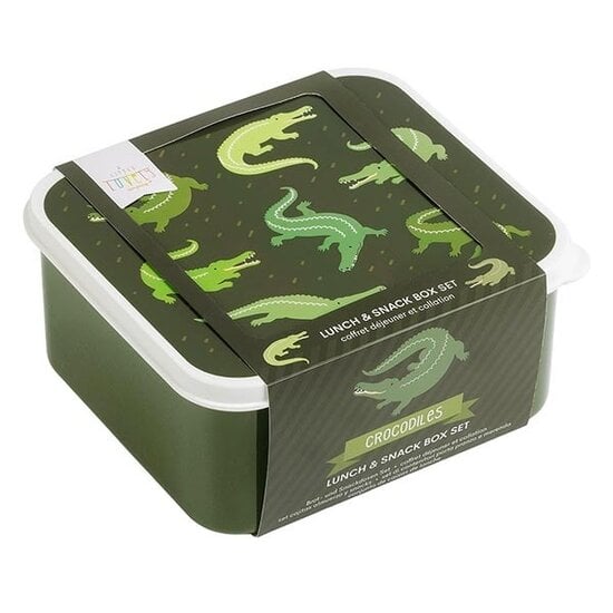 A Little Lovely Company Boîtes à lunch et collations Crocodiles - A Little Lovely Company