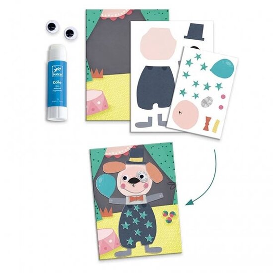 Djeco Set créatif animaux Djeco +3 ans