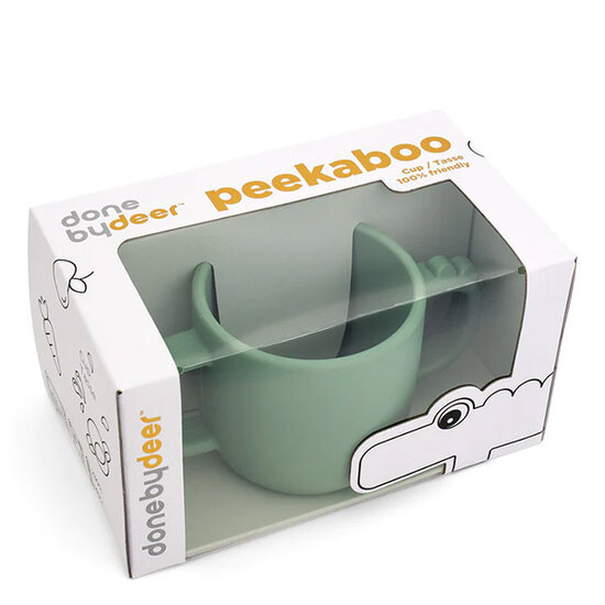 Done By Deer Gobelet Peekaboo Croco Green Done by Deer