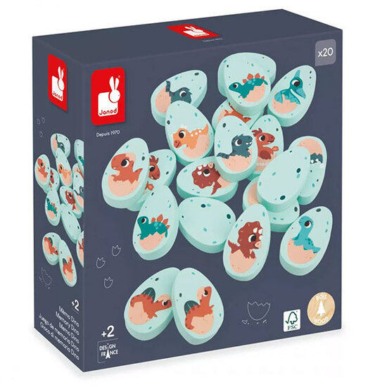 Janod speelgoed Mémo Dino Janod +2ans