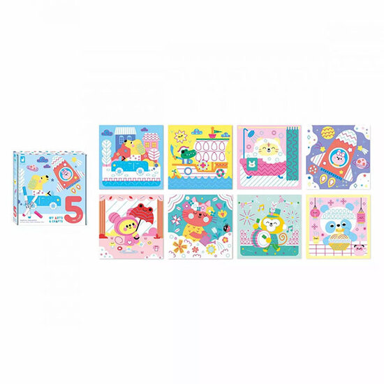 Janod speelgoed Coffret créatif Graphisme Janod +5 ans