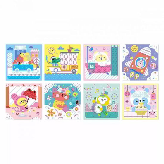 Janod speelgoed Coffret créatif Graphisme Janod +5 ans
